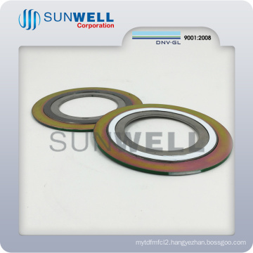 Spiral Wound Gasket with Inner and Outer Ring